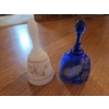Image 1 : PICKUP IN CANTON -  Two Beautiful Fenton Glass Collectable Bells 