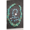 Image 2 : Lot Of Assorted Turquoise Colored Jewelry Including Sterling Silver Earrings 3.9 Grams