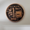 Image 2 : Colorized Bitcoin Copper Round - 1 AVDP oz .999 Fine Copper