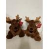 Image 1 : 2 - Hallmark 15 Inch Tall Comet Reindeer Plush Stuffed Animals - Like New - Mint Condition