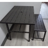 Image 2 : Pick Up Off Site- 115 Ely St. Alliance Oh. Great Metal Table & Bench Set