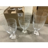 Image 1 : *Pick Up At Mantua Home-No Shipping Available* - Different Sized Wine Goblets with Gorgeous Patterns