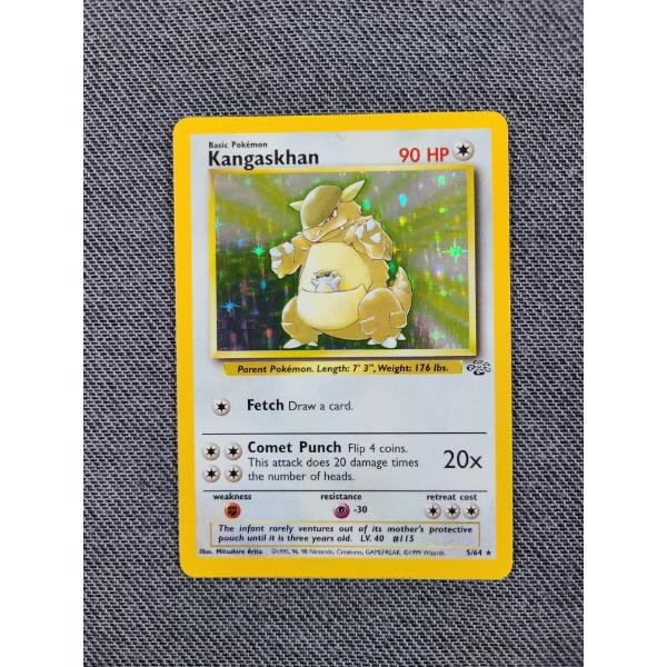 Kangaskhan 4/64 Holo Rare Pokemon Jungle Set Trading Card