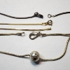 Image 3 : Three Sterling Silver Necklaces/Scrap Pieces - Total Weight: 15.5g