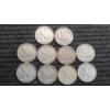 Image 4 : (10) Assorted Years Walking Liberty 90% Silver Half Dollars Face Value: $5.00