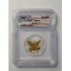 Image 1 : ICG MS70 2026 1/1000 Oz .9999 Find Gold Navy Eagle Shaped Coin 