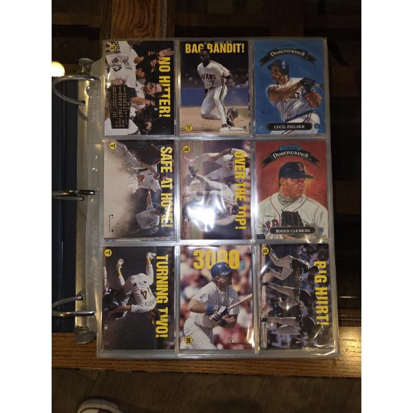 Large Binder Of Sports Cards And Brand New Die Cast Mazda 6 Car