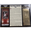 Image 1 : Authentic 2006 Super Bowl XL NFL Football Ticket & 24K Gold Plated Ticket - Mint Condition