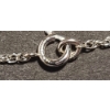 Image 2 : 18" 14K White Gold Necklace / Chain - 1.6 Grams 