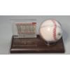 Image 4 : Warren Spaugh Autographed Rawlings Baseball & 2002 Fleer Skybox Baseball Card In Display Stand