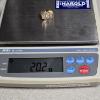 Image 4 : 14k Gold Ladies Cocktail Ring or Men's Pinky Ring with Diamond Approximately 1 Carat - 20.2g TW