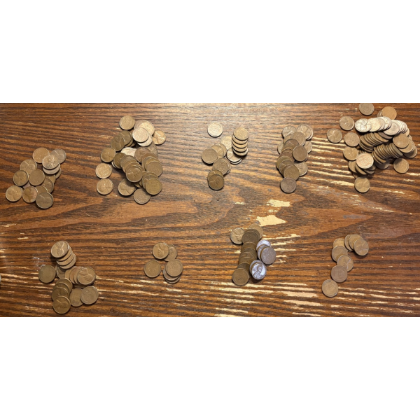 Assorted Wheat Pennies - FV $2.12 - 1952 - 1952D -1952S -1953 - 1953D - 1953S - 1954 - 1954D - 1954S