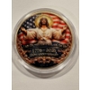 Image 2 : Limited Edition United States JESUS 250th Anniversary Commemorative Coin - Mint Condition