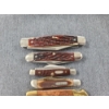 Image 1 : Six Assorted Pocket Knives Including Case, Old Timers & Norfolk Southern Engraved 