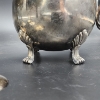 Image 5 : Set of Five Silverplated Swirl Goblets & Silverplated Pitcher - Total Weight: 5.4 lbs