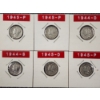 Image 2 : Ten Assorted Silver Mercury Dimes in Great Condition in Sleeves - $1.00 Face Value