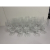 Image 1 : 14 Crystal Wine Goblets - ~ 6 inches tall - Beautiful Glasses