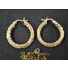 Image 2 : 14K Gold Earring Set & "Sweetest Grandma" Pendant - 2.1 Grams Total of 14K Gold Jewelry 