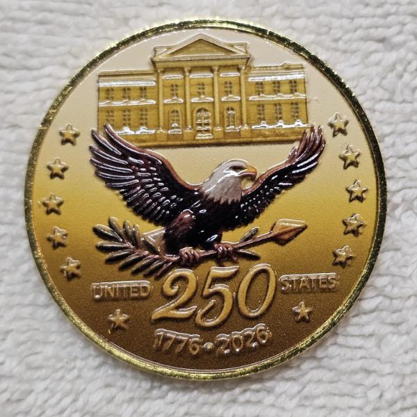 USA 250th Anniversary Commemorative Challenge Coin