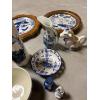 Image 5 : *Pick Up At Mantua Home-No Shipping Available*  Gorgeous Glass Pieces Blue & White - Salt & Pepper 