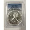 Image 1 : 2017 United States American Silver Eagle .999 Fine Silver Troy Ounce Coin -Graded NGC - MS 70