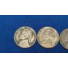Image 2 : 1943-P & 1945-S 35% Silver Jefferson Wartime Nickels - Face Value: $0.25