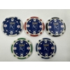 Image 1 : 5 - RARE Kansas City Royals Baseball Clay Poker Chips - Mint Condition - Complete Set