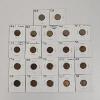 Image 1 : A Collection Of 22 Vintage United States Lincoln Wheat Cent Coins from 1917, 1918, And 1921 FV: $.22