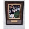 Image 1 : Hand Signed Ozzie Newsome Framed Photograph ~ Measures 12" X 17"