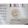 Image 12 : Framed "Strange But True" Lincoln and Kennedy Coin Collection Including 90% & 40% Silver Half Dollar