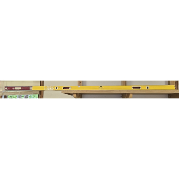 2 Large Levels - 8' Aluminum and Stabila Door Jam Level