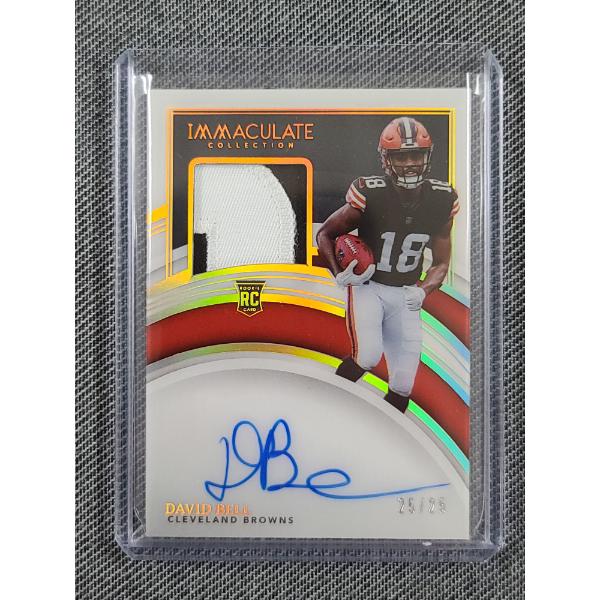 2022 Panini No.130 David Bell Autograph Patch Rookie Trading Card NUMBERED 25/25