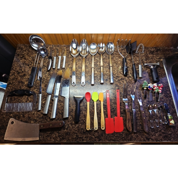 Huge Lot of Cooking Utensils