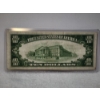 Image 5 : *VERY RARE* 1929 First National Bank of Canton Ohio $10 National Currency Brown Seal Note