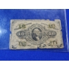 Image 1 : Vintage 1863 United States 10 Cents Fractional Currency