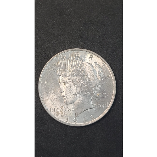 United States 1922 90% Silver Peace Dollar