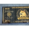 Image 3 : 2013 $100 Doge Coin Moon Money ,999999  24K Gold Back - Mint Condition