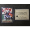 Image 1 : Autographed 1995 Classic SP-4 Napoleon Kaufman Trading Card with NFL COA