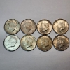 Image 1 : x8 United States Kennedy Half Dollars - 1964 90% Silver - FV: $4.00