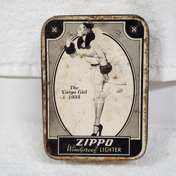 Zippo 1935 Varga Girl Commemorative Lighter with Original Tin