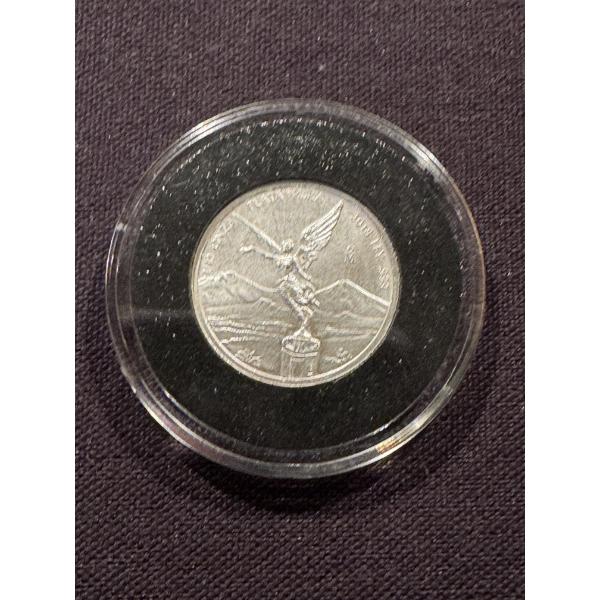 2018 Mexican Libertad 1/10 Troy Oz .999 Fine Silver Coin - Exceptional Condition - Limited Productio