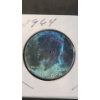 Image 2 : 1964 90% Silver Kennedy Half Dollar - Blue Toning 