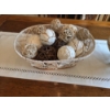 Image 2 : *Pick Up At Mantua Home-No Shipping Available* Like New Very Pretty 47'' Fabric Table Runner & Decor
