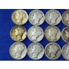 Image 5 : Lot of 20 Assorted Years Silver Mercury Dimes - 90% U.S. Silver - Face Value $2.00
