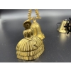 Image 8 : Collectible Bells - Christmas Tree - Woman with Puffy Dress - Small Assorted Sized Bells 