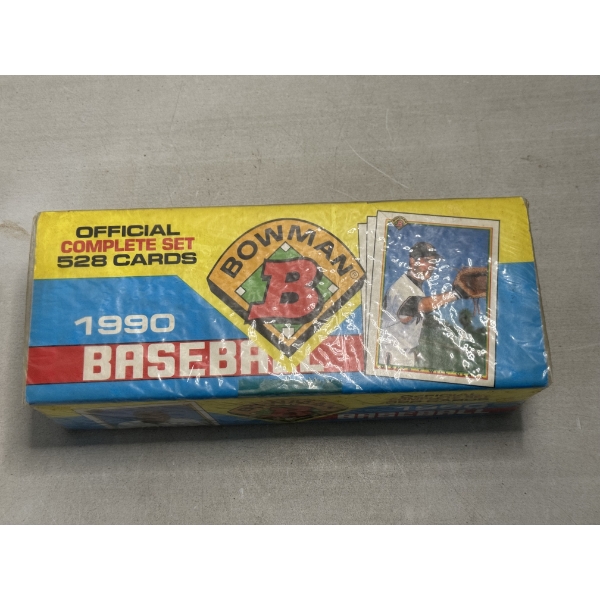 1990 Bowman Baseball Official Complete Set 528 Cards Trading Cards - Brand New Unopened Box 