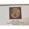 Image 2 : 1979 Susan B. Anthony "First Day of Issue" Dollar Coin in Commemorative Display Card 