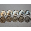 Image 3 : Assorted Years Silver Roosevelt and Mercury Dimes Face Value: $2.00