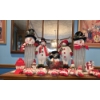 Image 1 : Excellent Condition Large Snowman Ornament Group. (Lamps & Bowl Not Included)