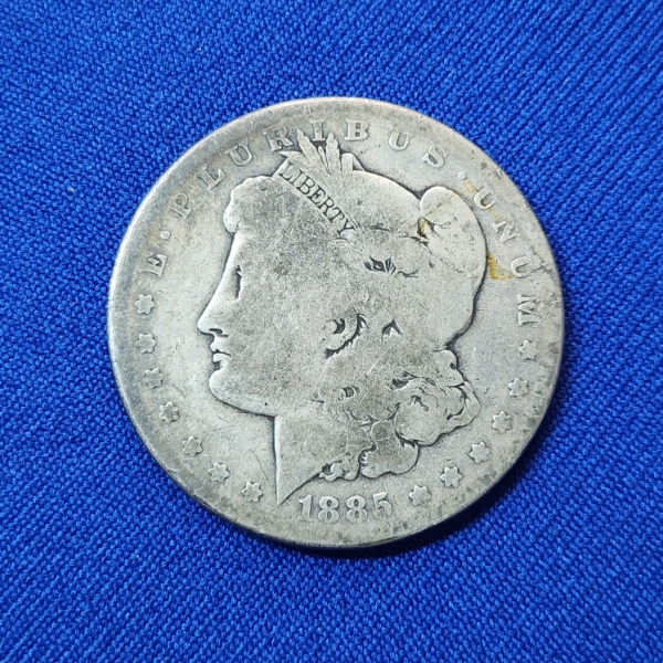 1885 Silver Morgan Dollar - 90% Silver U.S. Coin